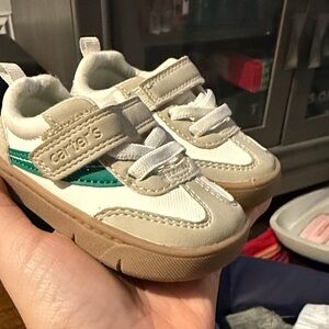 Carter's Kids Sneakers - Cream and Green